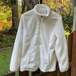 FREE2B Faux Furry Zip Down Women’s Top